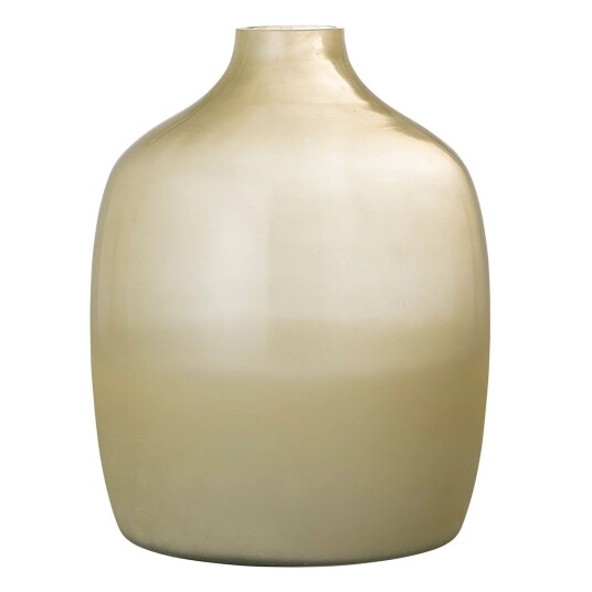 Bloomingville Idima glassvase 30 cm Gul