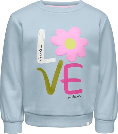 Kids Only Kmgharriet Ls Reg O Neck Bru Swt   BALLAD BLUE   116