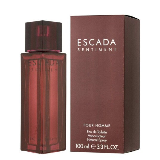 Escada Sentiment Eau De Toilette for menn 100 ml - Treaktige dufter med Mysk og Basilikum