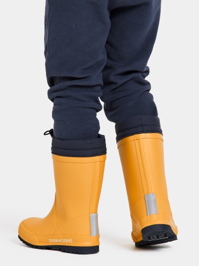 Didriksons Slush Fôrede Gummistøvler Oat Yellow 27