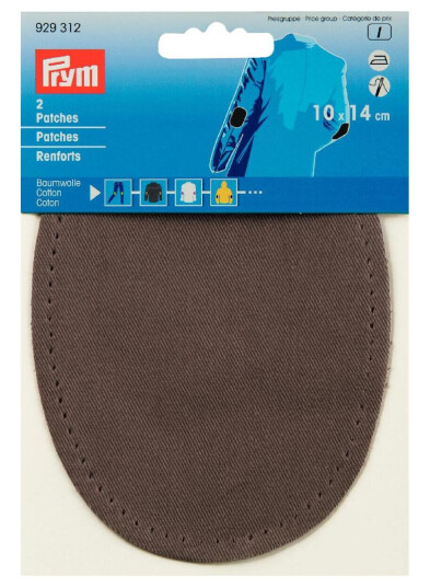 Reprasjonslapper jeans 10  x 14 cm , brun