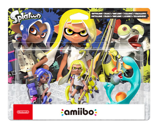 Nintendo Splatoon 3 Amiibo Trippelpakke - Flerfarget Lekefigurer