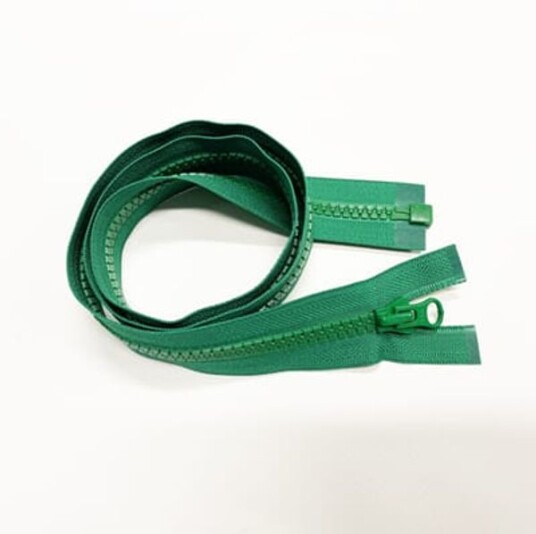 GLIDELÅS DELRIN 8 MM YKK 90 CM DELBAR SKARP GRØNN