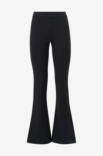 Vero Moda Bukse vmKamma NW Flared Jersey Pant Svart