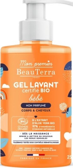 BeauTerra Parfymefri babyvaskegel – BIO – 750 ml