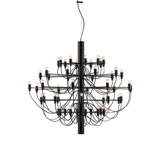Flos 2097 Taklampe Stor Matt Sort M. LED Flos 2097 Taklampe Stor Matt Sort M. LED