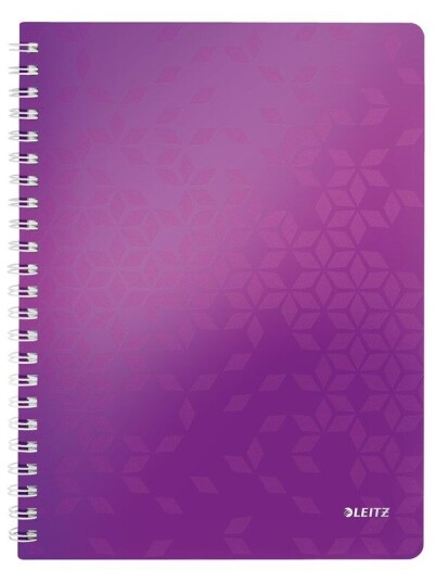 Leitz Notatbok WOW PP A4 Linjer 80 ark