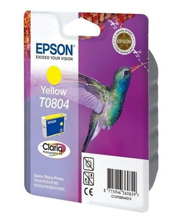 Epson T0804 Yellow - Blekkpatron Yellow Epson T0804 Yellow - Blekkpatron Yellow