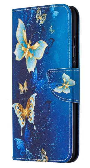 INCOVER Huawei Honor 9X Lite Deksel m. Lommebok Blå Sommerfugler