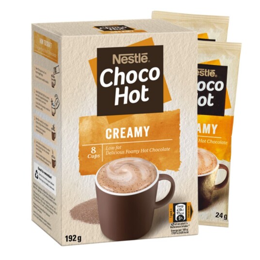Nestlé Choco Hot Creamy - 8 poser kakao Nestlé Choco Hot Creamy - 8 poser kakao
