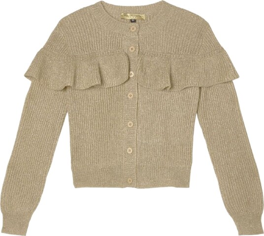 Stella McCartney Kids Cardigan   Strikk   Beige/Gull   Stella McCartney Kids   12 år 152   Cardigan