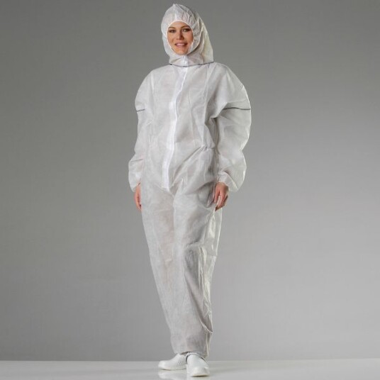 Granberg non-woven polypropylen engangs kjeledress hvit 40 stykker SGR-210-0095 XXL