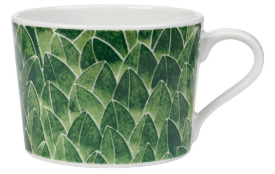 Götefors Porslin Botanica kopp med hank grønn Field Götefors Porslin Botanica kopp med hank grønn Field