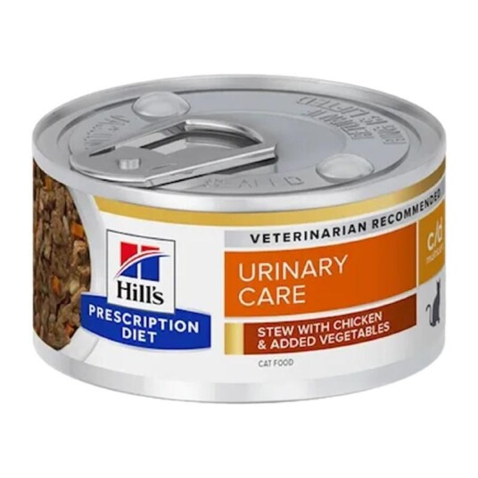 Hill's c/d Urinary Care Stew til katt - Våtfôr med kylling og grønnsaker 82g Hill's c/d Urinary Care Stew til katt - Våtfôr med kylling og grønnsaker 82g