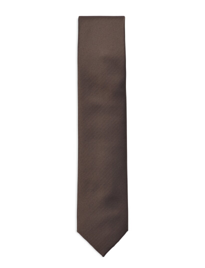 Lindbergh Black Polyester Tie 7 Cm - Brown - ONE SIZE Lindbergh Black Polyester Tie 7 Cm - Brown - ONE SIZE