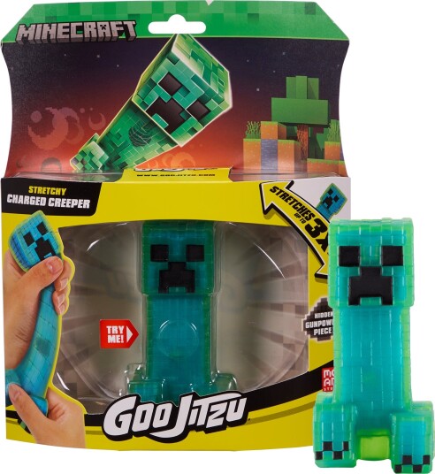 Goo Jit Zu Minecraft Charged Creeper Figurer Goo Jit Zu Minecraft Charged Creeper Figurer