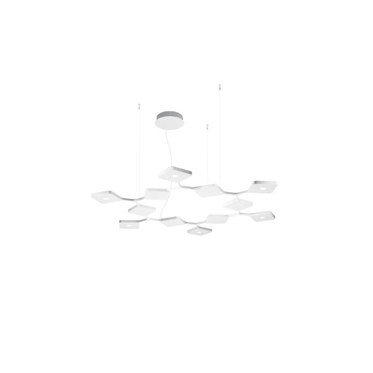 Stilnovo Quad Taklampe Opp/Ned Hvit