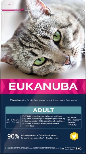 Eukanuba Tørrfôr for voksne katter 1+ Top Condition 3x2 kg