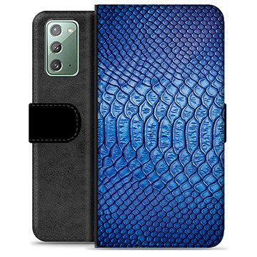 Samsung Galaxy Note20 Premium Lommebok-deksel Lær