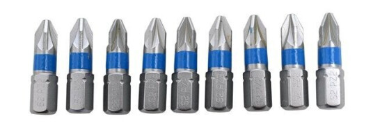 Boxer Bits PZ2 - 10 stk. i eske S2-stål Boxer Bits PZ2 - 10 stk. i eske S2-stål