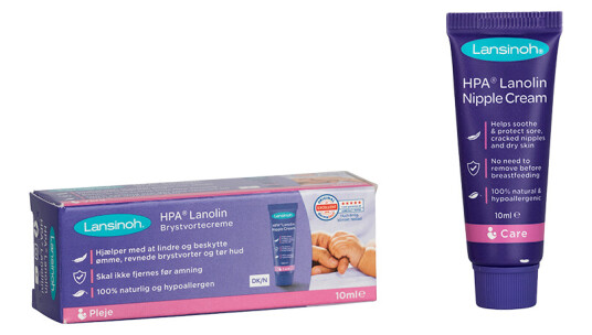 Lansinoh HPA Lanolin Brystvortekrem 10 ml - Pleiende og Beskyttende Lansinoh HPA Lanolin Brystvortekrem 10 ml - Pleiende og Beskyttende