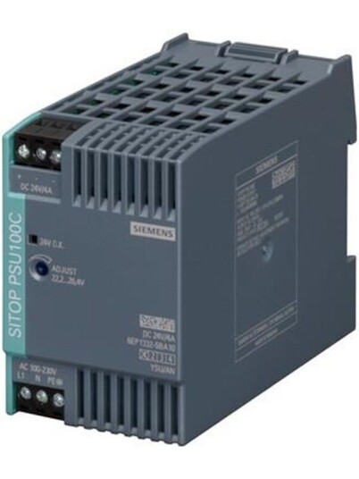 Siemens Sitop psu100c 24v/4 a stabilized power supply input: 1 (4025515152620)