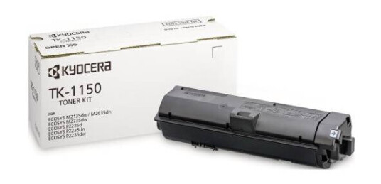 Kyocera TK-1150 BK lasertoner - 1T02RV0NL0 Original - Svart 3000 sider