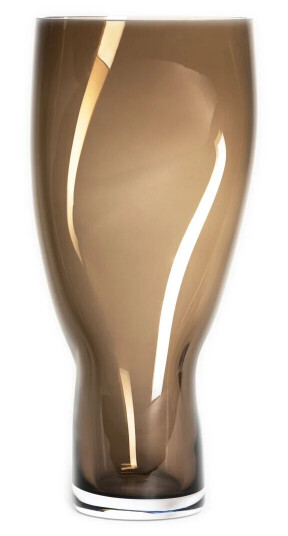 Orrefors Squeeze vase 34 cm Brun