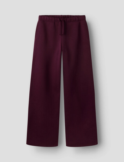 LMTD Nlfrenar Lw Bru Wide Sweat Pant Burgundy 176