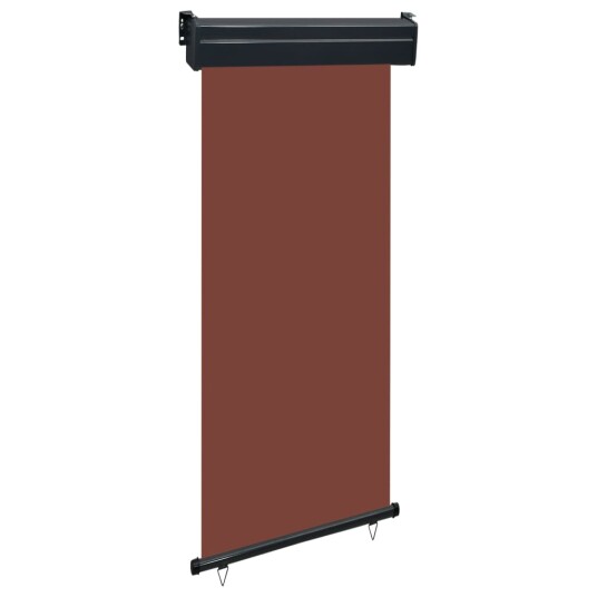 vidaXL Sidemarkise for balkong 80x250 cm brun