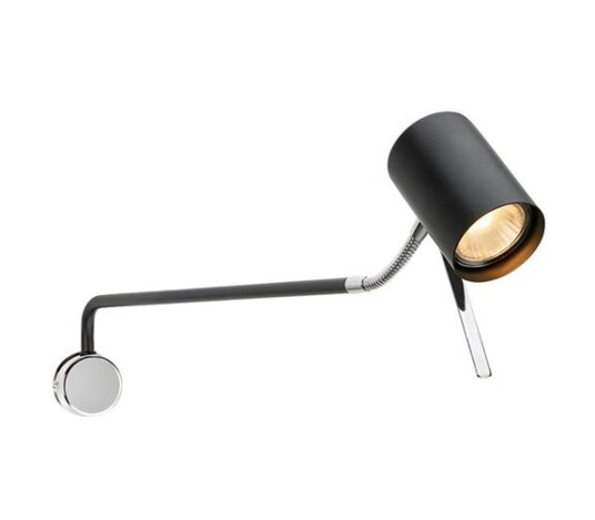 Markslöjd Alice Vegglampe 16 cm Svart/Krom 1542474-04-45 1530430-01-0