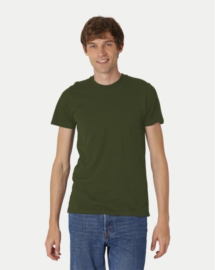 Neutral Organic   Mens Fitted T shirt Oliven