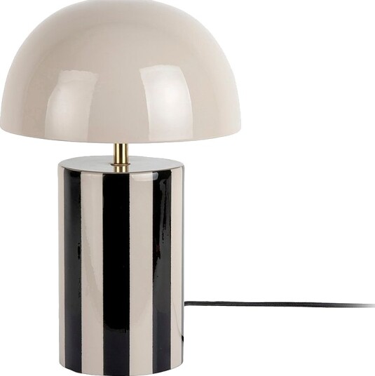 Leitmotiv Bordlampe Rayado Svart Bordlamper