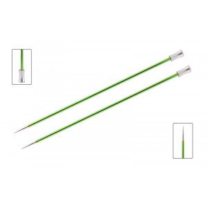 KnitPro Zing Strikkepinde / Jumperpinde Messing 30cm 3,50mm / 11.8in U
