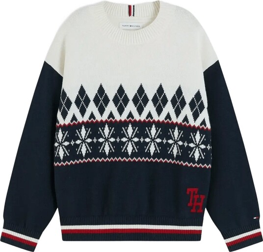 Tommy Hilfiger Winter Sweater   IVORY PETAL MULTI   140