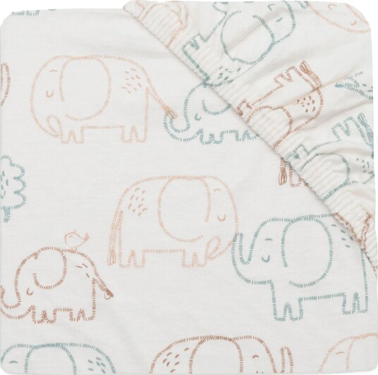 Jollein Stretchlaken 40x80 Elephant Tales