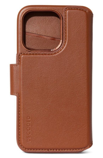 Decoded Iphone 15 Etui Leather Detachable Wallet Tan