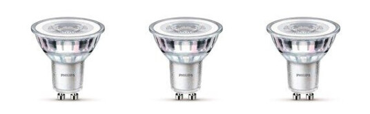 Philips LED-lyspære LEDClassic 3.5W/827 (35W) 3-pack GU10 Philips LED-lyspære LEDClassic 3.5W/827 (35W) 3-pack GU10