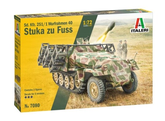 Italeri 1:72 Sd.Kfz. 251/1 Wurfrahmen 40 Stuka til Fots Modellsett