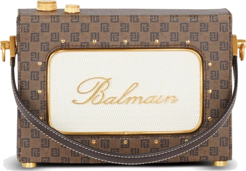 Balmain Dame Vesker Brun ONE SIZE,