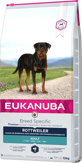 Eukanuba Breed Rottweiler Tørrfôr 2 X 12 kg Eukanuba Breed Rottweiler Tørrfôr 2 X 12 kg