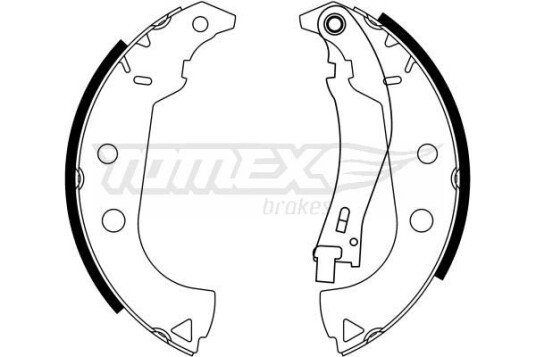 Bremsesko sett TOMEX Brakes TX 23 15