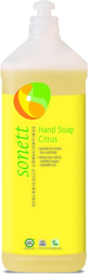 Sonett sitron håndsåpe refill 1 liter Sonett sitron håndsåpe refill 1 liter