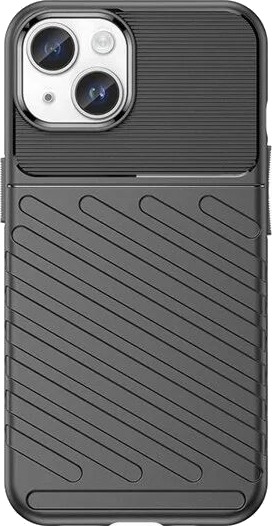 Hurtel Armored iPhone 15 Plus Thunder Case Black