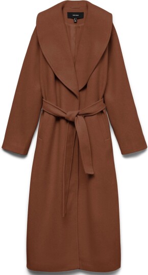 Vero Moda Vmanne Bergen Xtra Long Coat Ga COCOA BROWN L Vero Moda Vmanne Bergen Xtra Long Coat Ga COCOA BROWN L