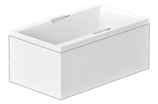 Nordhem Höllviken L-Panel Til Höllviken, 150 cm, Vendbar, Hvit Nordhem Höllviken L-Panel Til Höllviken, 150 cm, Vendbar, Hvit