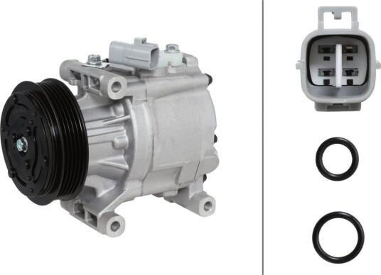 AC-kompressor HELLA 8FK 366 201-371 AC-kompressor HELLA 8FK 366 201-371