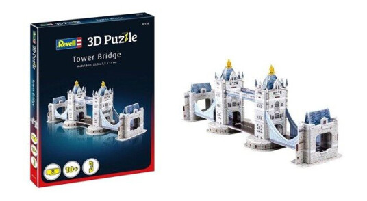 Revell 3D Puzzle Building Kit - Tower Bridge 3D Puslespill