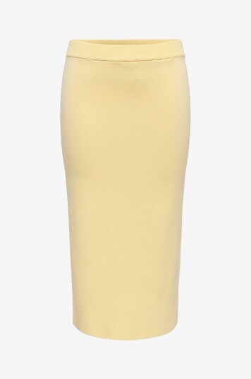 JDY Skjørt jdyAstra HW Skirt Knt Gul