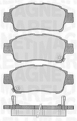 Bremseklosser MAGNETI MARELLI 363916060533